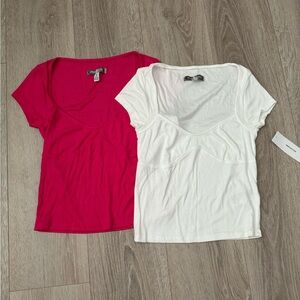 Silence + Noise Greta Cap Sleeve Tee Bundle